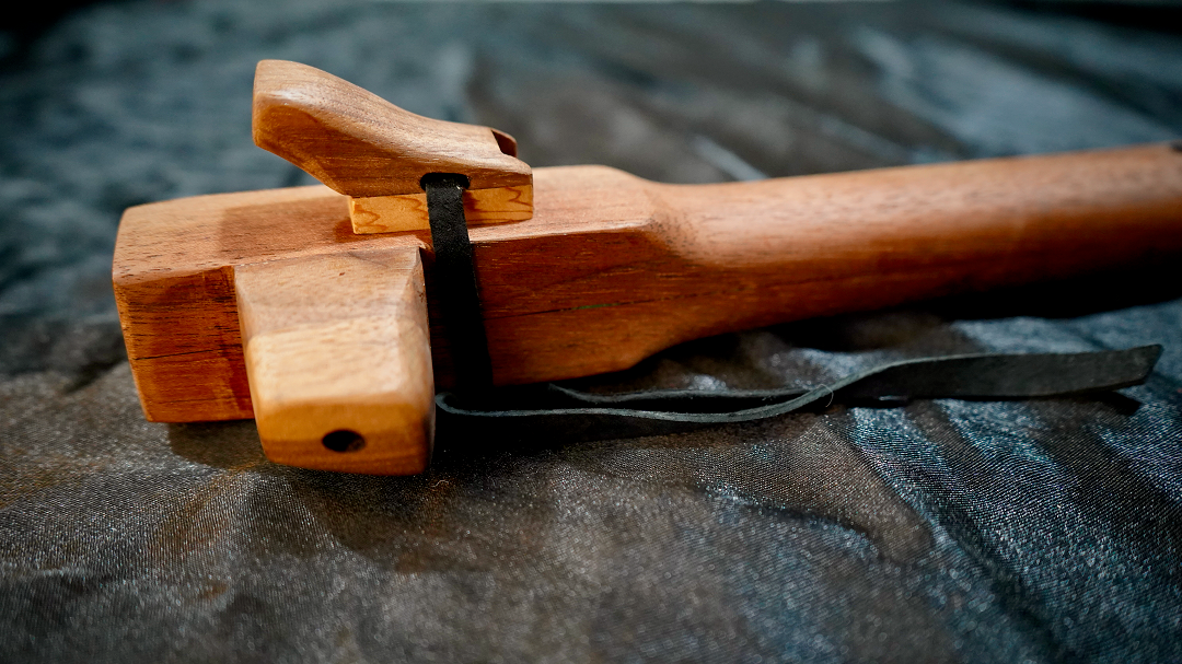 E Minor Aeolian Black Walnut Bass Flute