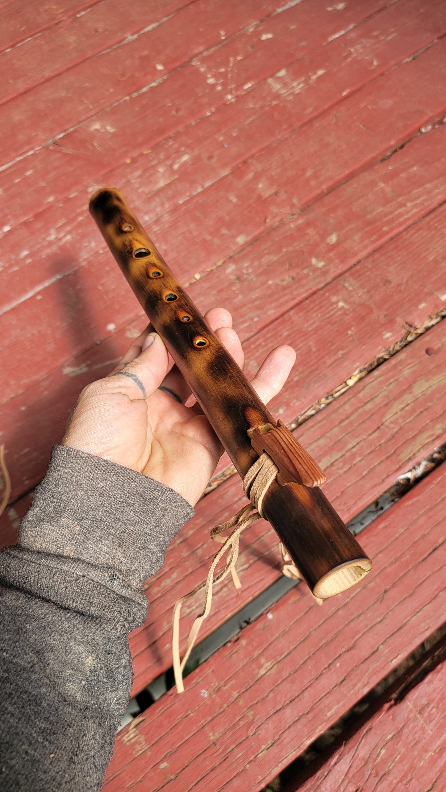 C Hijaz RAW Bamboo Flute