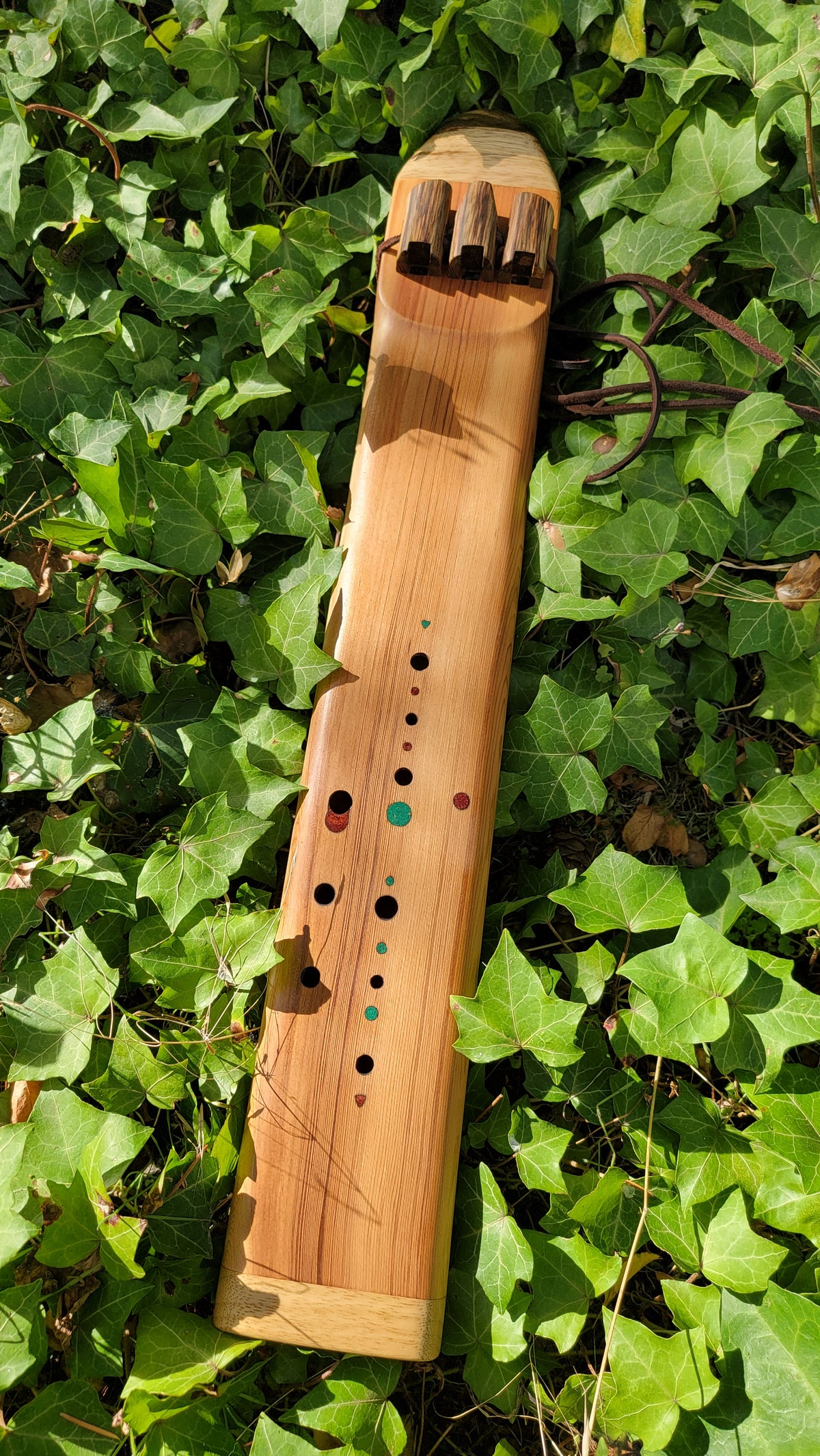 Triple Drone Eb Minor Cedar & Limba Wood Flute