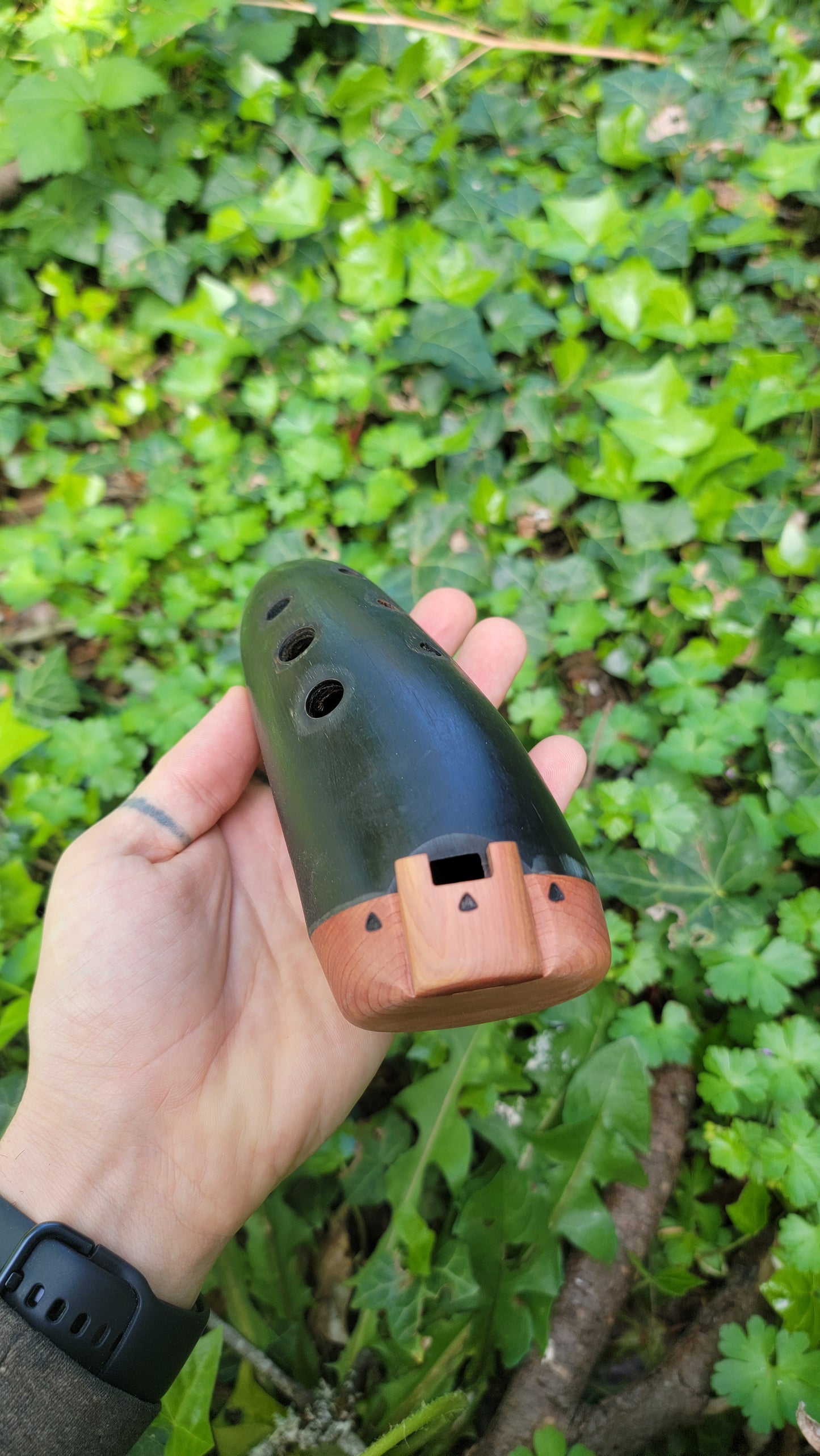 Cow Horn Ocarina E⁵ Minor