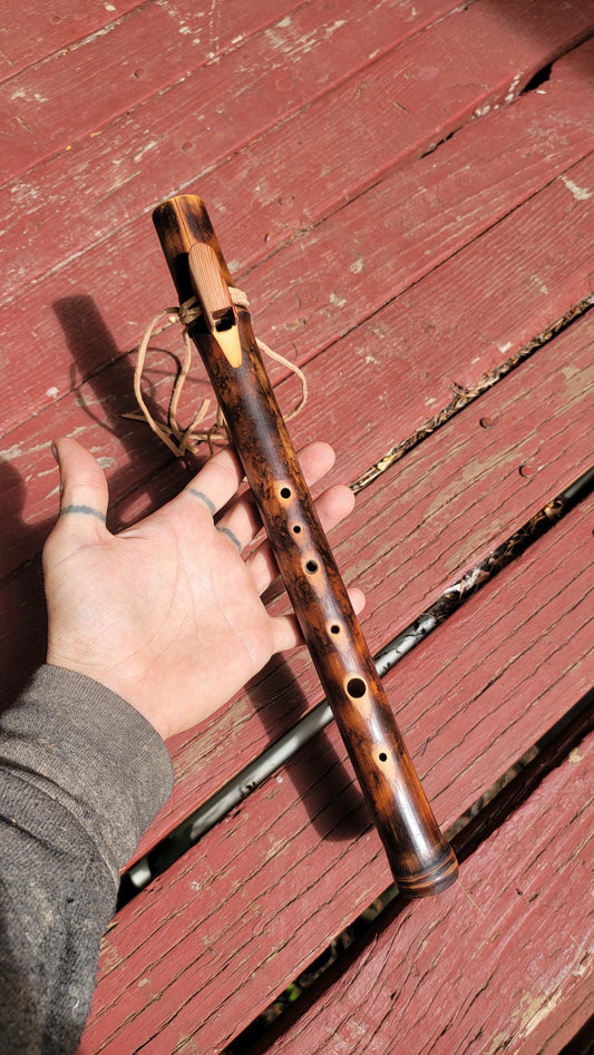 B Hijaz RAW Bamboo Flute