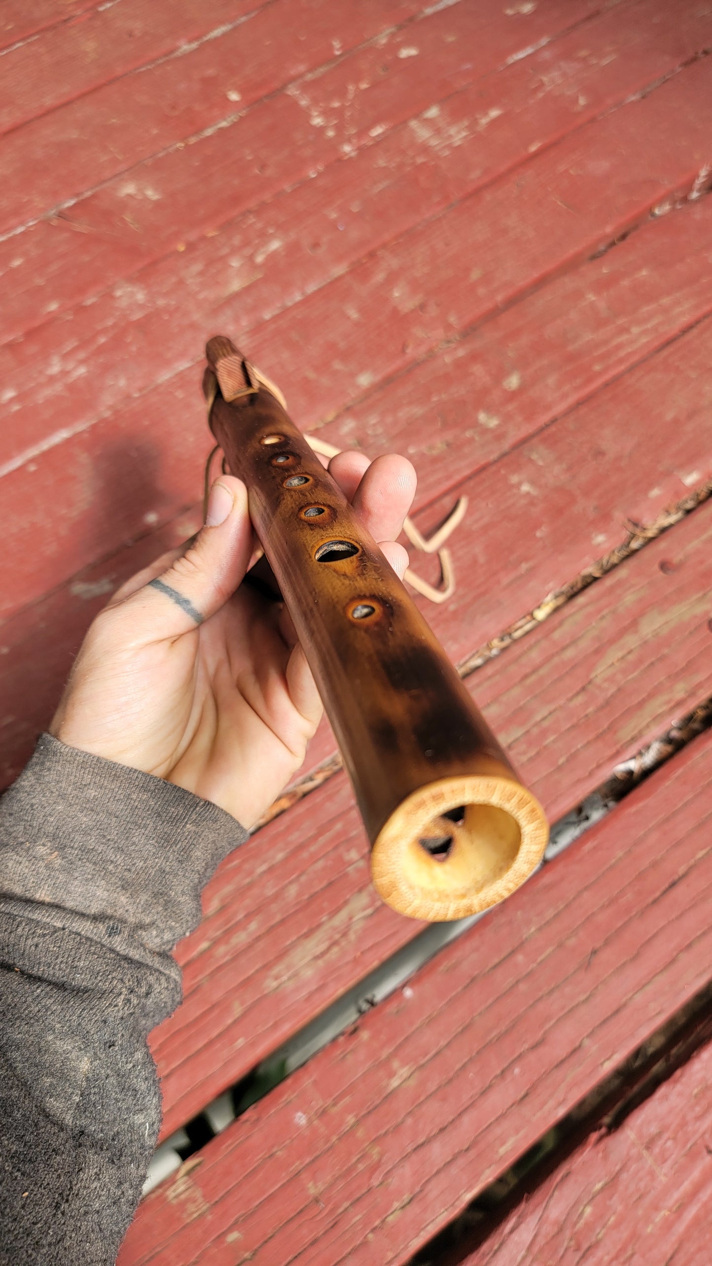 C Hijaz RAW Bamboo Flute