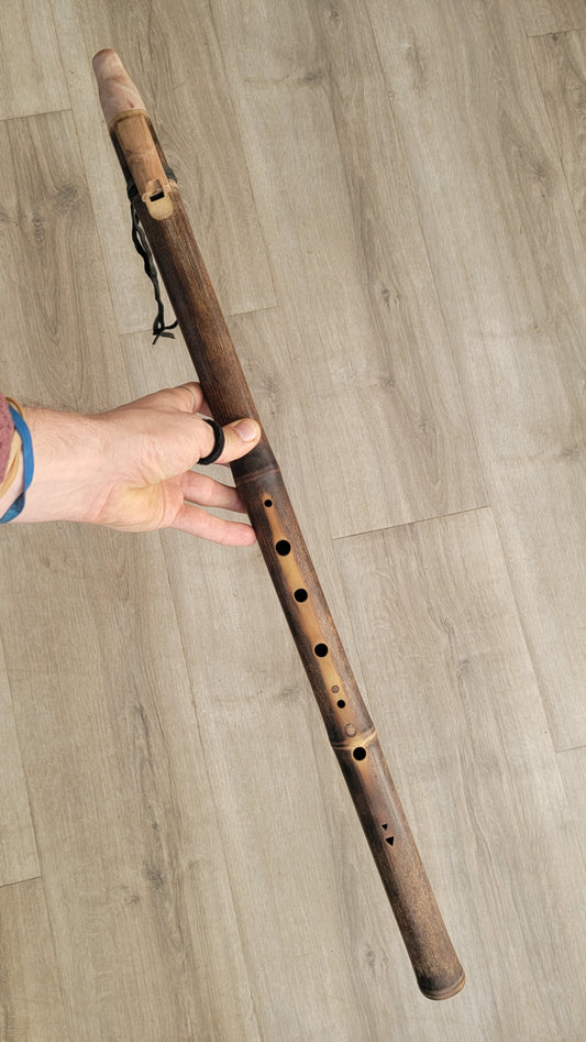 Eb Dorian Bass Bamboo Flute