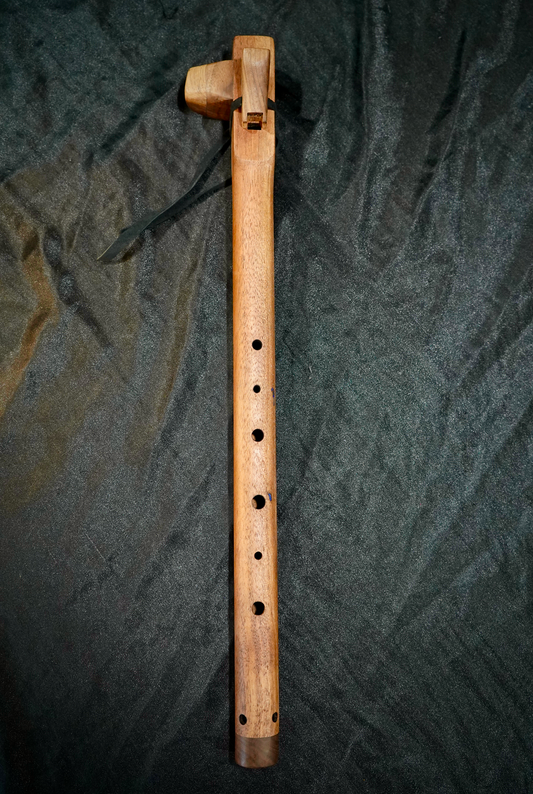 E Minor Aeolian Black Walnut Bass Flute