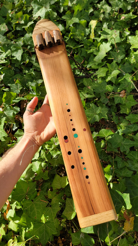 Triple Drone Eb Minor Cedar & Limba Wood Flute